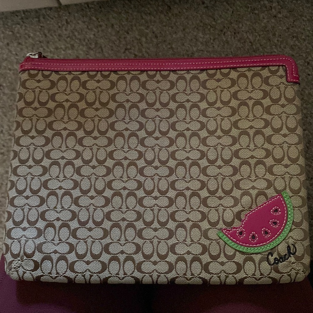 Coach iPad Pouch
